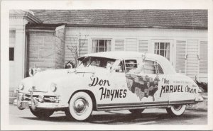 Ashland OR Don Haynes Oregon Lived in Kaiser Deluxe Car Over a Year Postcard G27