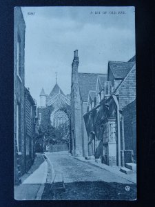 Sussex A BIT OF OLD RYE West Street shows Step Ladders c1906 Postcard Valentine