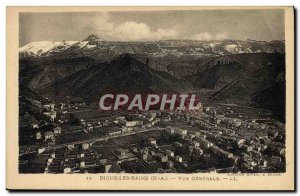 Old Postcard Digne Les Bains Vue Generale