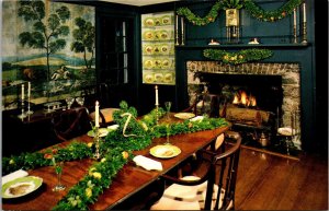 Dining Room, Ladew Topiary Gardens and Manor House, Monkton MD Postcard Q48