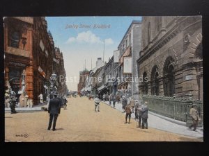 Yorkshire BRADFORD Darley Street shows Polceman in Street c1915 by Valentine