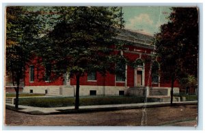 1912 New Post Office Building Sharon Pennsylvania PA Antique Postcard