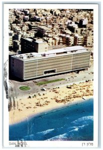 1952 Aerial View Dan Hotel Tel Aviv-Yafo Israel Par Avion Posted Postcard