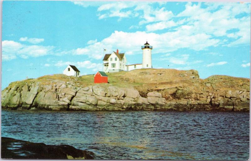 Nubble Lighthouse, York Beach, Maine - Posted 1967