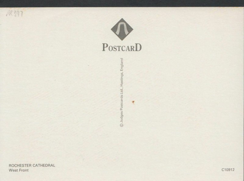 Kent Postcard - Rochester Cathedral - West Front  RR397