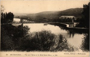 CPA RETHONDES Vue sur l'Aisne et le Mont-St-Marc (376984)