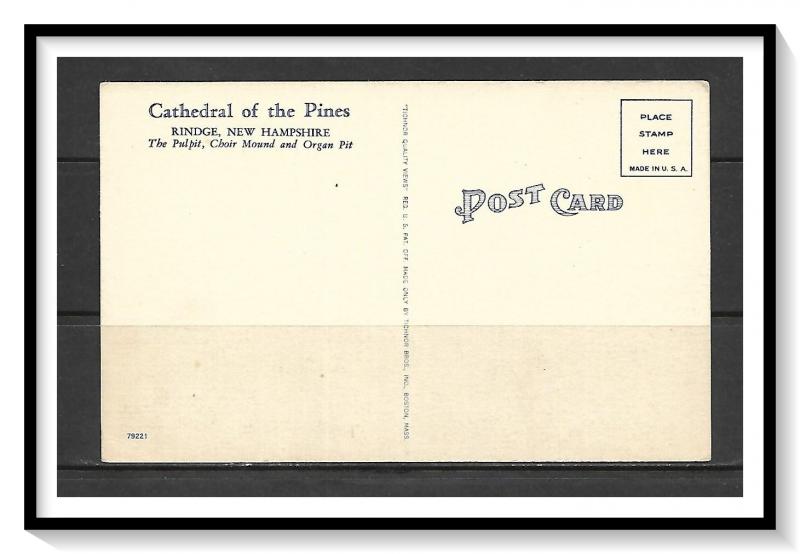 New Hampshire, Rindge - Cathedral Of The Pines - [NH-125]