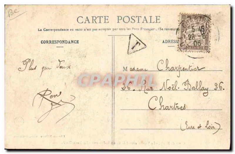 Old Postcard Camp de Mailly The postman has firm Ste Suzanne The new country ...