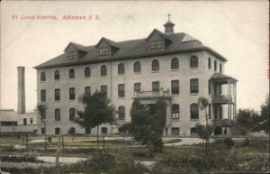 Aberdeen South Dakota SD St. Lukes Hospital c1910 Vintage Postcard