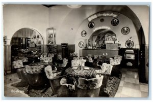 Amsterdam RPPC Photo Postcard Hotel Cafe Restaurant In De Gerstekorrel c1950's