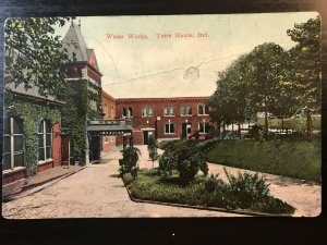 Vintage Postcard 1907-1915 Water Works Terre Haute, Indiana (IN)