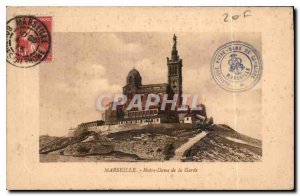 Postcard Old Marseille Notre Dame de la Garde