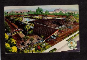 CA Tropics Motor Hotel Motel Palm Springs California Postcard
