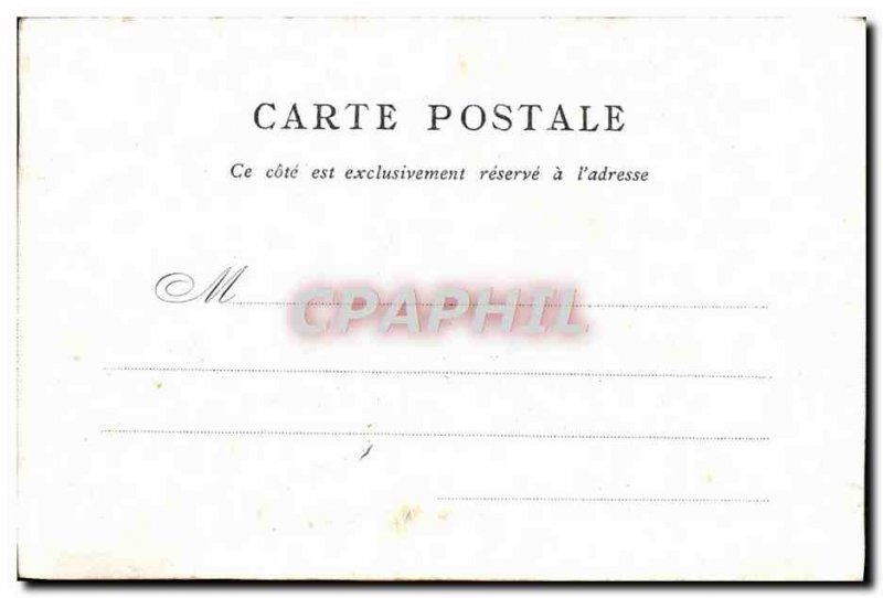 Old Postcard Paris Pantheon Bos Marche