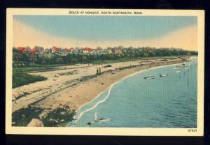 South Dartmouth, MA/Mass/Massachusetts Postcard, Nonquit Beach