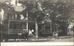 Mechanicsville VT Green Mountain Cottage c1905 Real Photo Postcard
