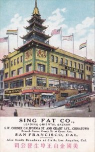 Sing Fat Oriental Bazaar San Francisco California
