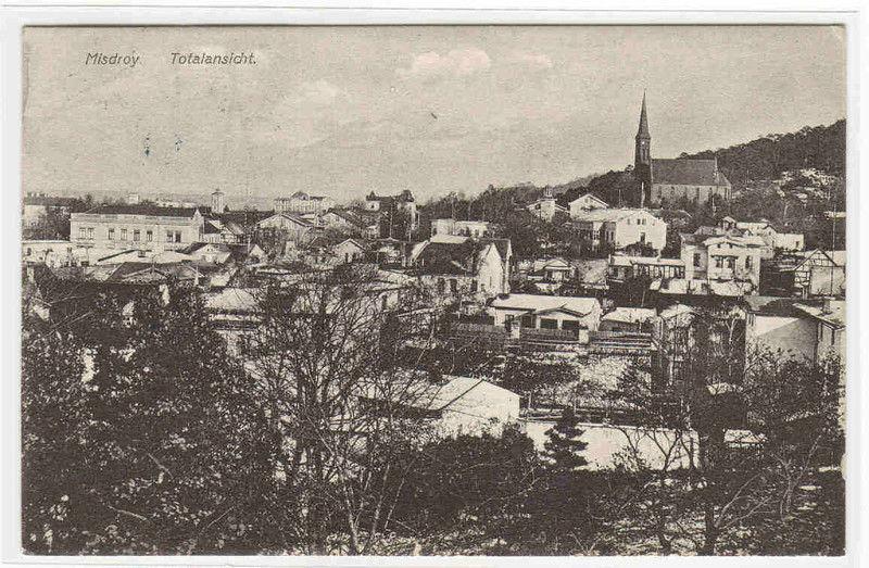 Panorama Misdroy Miedzyzdroje Poland 1910 postcard