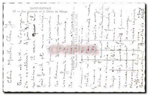 Old Postcard Saint Gervais General view and Domo Miage