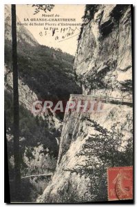 Old Postcard Massif Great Chatreuse Route de Saint Pierre Entermont
