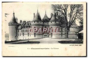 Old Postcard Chaumont sur Loir the castle