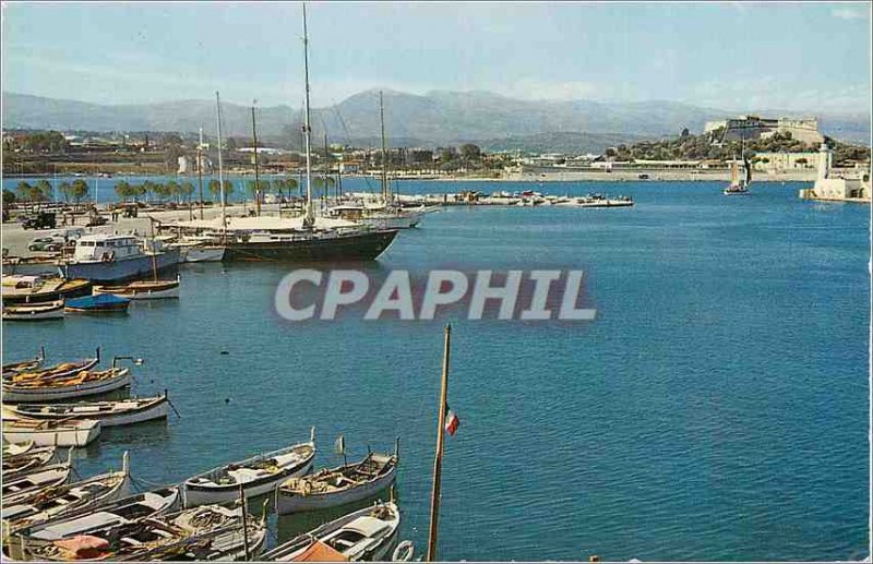 Modern Postcard The wonderful sights of the French Riviera Antibes (A M) a po...