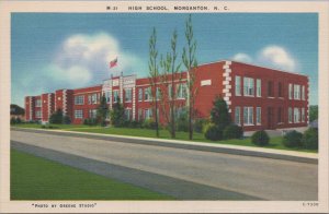 Postcard High School Morganton NC North Carolina