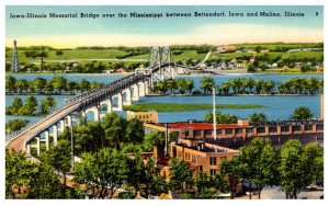 Illinois  Moline Iowa Illinois Memorial Bridge