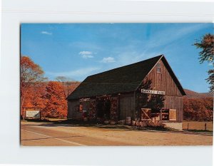 Postcard Basket Barn Manchester Vermont USA