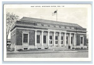 Vintage Post Office Wisconsin Rapids Wis. Postcard P173E