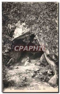 Old Postcard Huelgoat Grotto of Artus