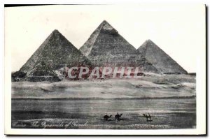 Postcard Ancient Egypt Egypt Cairo Pyramids