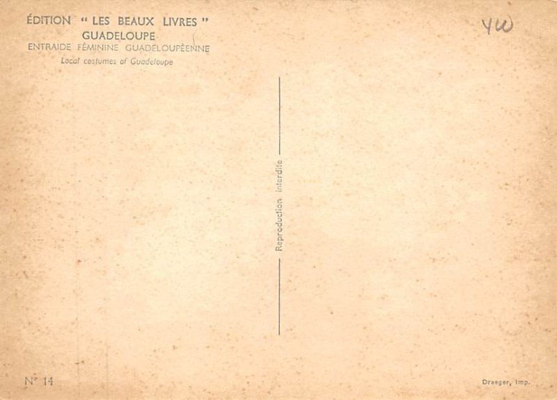 Local Costume Of , Guadeloupe 