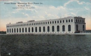 Iowa Keokuk Power House Mississippi River Power Company Curteich