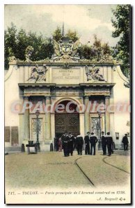 Postcard Old Gate pricipale Toulon Arsenal built in 1738