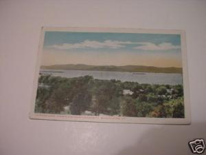 Lake Champlain Burlington Vermont VT Postcard