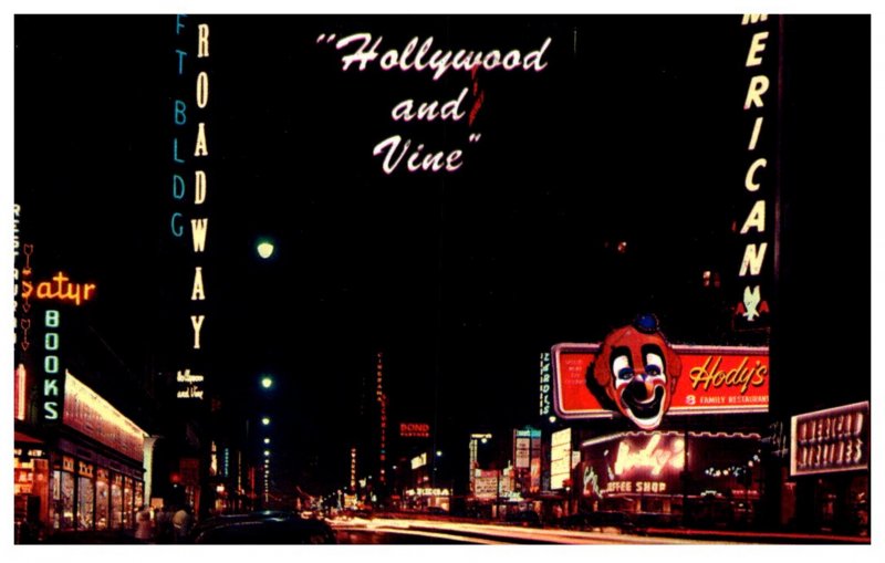 California  Hollywood Blvd at Vine street