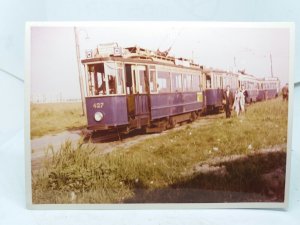 Original Vintage Tram Photo no 427  Slotermeer Netherlands 1950s