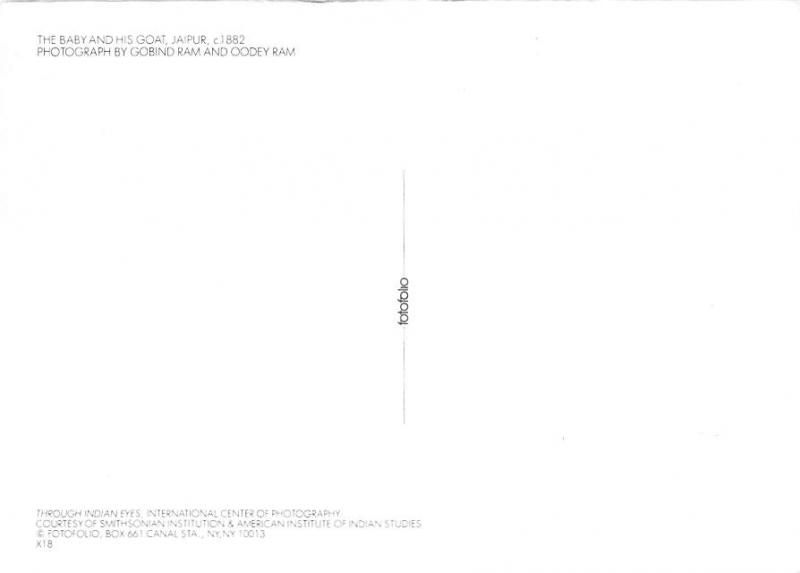 Baby & His Goat - Jaipur