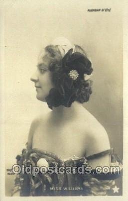 Miss Williams Foreign Film Stars Unused light crease left top corner