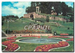 Modern Postcard Nyon Le Jardin de Bourg Shore