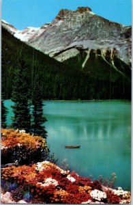 Michael Peak and Emerald Lake Field British Columbia Canada Postcard