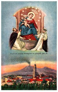 Italy  Un Saluto da Pompei , a pie di questa im magine ho pregabo per le