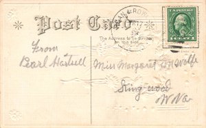 Morgantown & Rowlesburg Baltimore & Ohio 1907-1930 RR R.P.O. Cancel