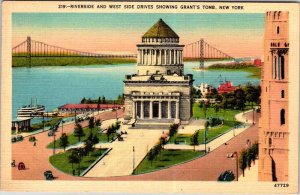 Postcard BRIDGE SCENE New York City New York NY AN0015