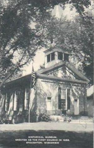 Wisconsin Stoughton Historical Museum Erected as The Church in1858 Artvue