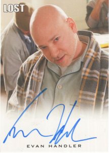 Evan Handler Lost TV Show Hand Signed Autograph Card Photo