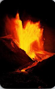 Hawaii Kilauea Iki Lava Fountain