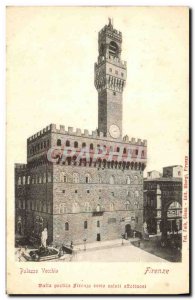 Postcard Old Florence Palazzo Vecchio