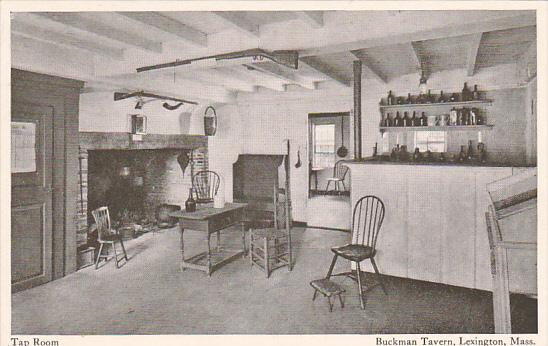 Massachusetts Lexington Tap Room Buckman Tavern